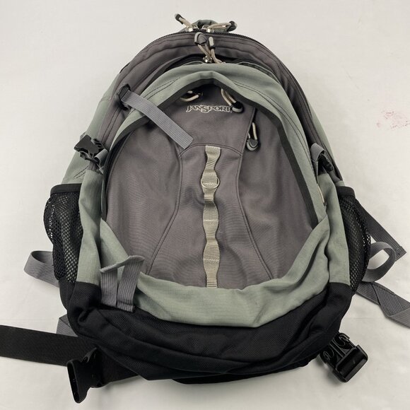 Jansport Penelope 34 Backpack  Airlift Outdoor Hiking Travel Green Vintage - Picture 1 of 14